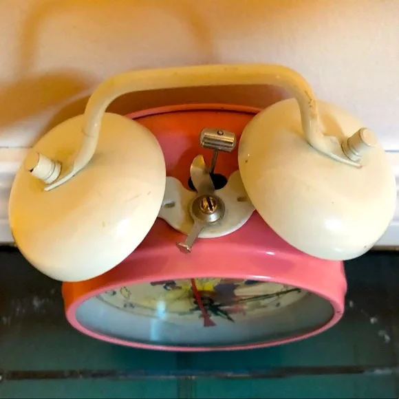 Vintage 1990’s Disney Sunbeam Kids Beauty & the Beast Wind Up Alarm Clock - Picture 7 of 7